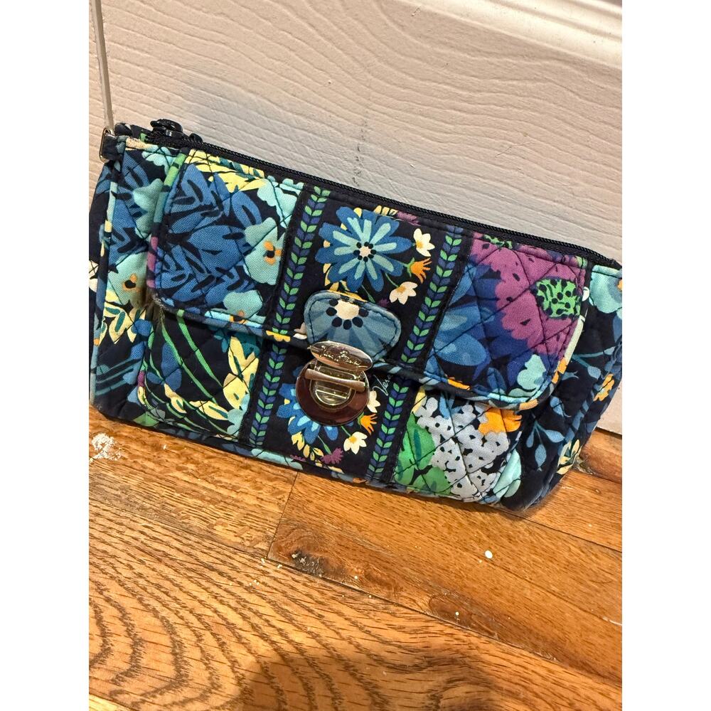Vera Bradley Colorful Floral Wristlet